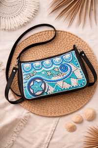 กระเป๋าสะพายไหล่ทำมือประดับลูกปัดสไตล์โบฮีเมียนสุดหรู ทันสมัย น้ำหนักเบา เป็นมิตรกับสิ่งแวดล้อม โดย glowin fashion - Product Image 2