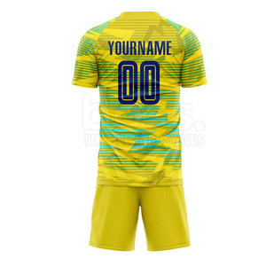 Vêtements de sport respirants pour équipe, avec tissu léger et coupe confortable, pour entraînement régulier et matchs de football. - Product Image 3