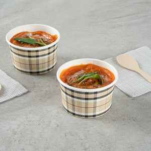 Vasos de Papel Kraft de Doble Pared para Alimentos, de 4 oz a 32 oz, con Logotipo Personalizado, Serie para Helados, Impresos con Estilo - Product Image 3