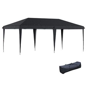 "20' X 10' Pop-up <b>Canopy</b> <b>Tent</b> with Steel Frame & Carry Bag for Outdoor BBQ & Events" - Product Image 1