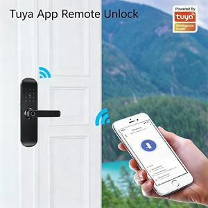 Smart Home Security Wi-Fi Door Lock Built-in Doorbell with NFC Card Fingerprint and APP Remote Control for Home and Office - Product Image 3