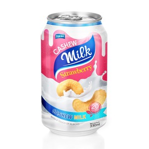 Boisson au lait de noix de cajou 330 ml, saveur originale vanille chocolat, boisson végétale, OEM, marque privée, sans produits laitiers, fournisseur de boissons saines - Product Image 2