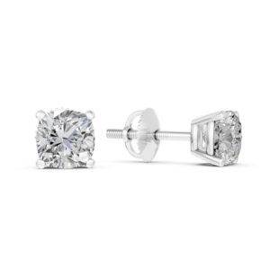 Boucles d'oreilles en argent 925 avec diamant de laboratoire certifié IGI, fabricant de bijoux fins éthiques RJC ODM OEM, vente en gros EA501595 - Product Image 2