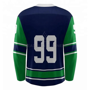 เสื้อฮอกกี้น้ำแข็งผู้ชายระบายอากาศได้ดี ขายดี พร้อมบริการสกรีนโลโก้ตามสั่ง ผลิตจากโพลีเอสเตอร์ 100% แห้งเร็ว - Product Image 3