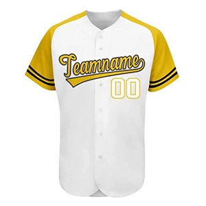 Maillot de baseball et de softball personnalisé de bonne qualité OEM/ODM, 100% polyester, antibactérien, manches courtes, transfert thermique - Product Image 3