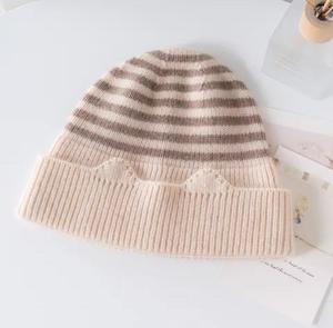 Gorro Unisex de Jacquard Sólido, 100% Acrílico, Tejido Acanalado, Gorro de Invierno, Estilo Casual, Ajustable para Adultos, 56-58CM - Product Image 2