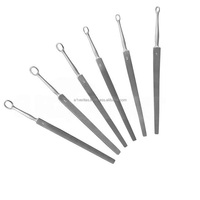 Ensemble de curettes Lupus en acier inoxydable de qualité supérieure A-1 VERITAS, kit d'instruments de soin de la peau, outils cliniques, classe I, certifié CE