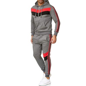 Men's Modern Tracksuit Two Piece Sports Jacket and Jogger Pants Casual Workout Gym Running Outfit - Product Image 2