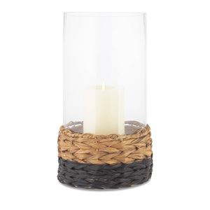 Water hyacinth tumblers with logo accept glass holder made in Vietnam hand weave tumbler <b>boots</b> - Product Image 3