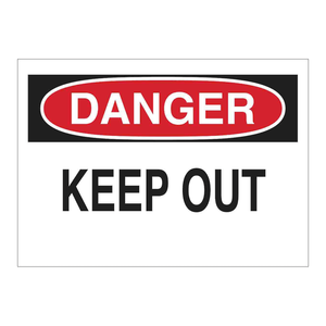 Panneau de signalisation de danger - Panneau de sécurité intérieur/extérieur pour zones dangereuses - Panneau d'avertissement de circulation - Product Image 1