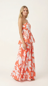 ชุดเซ็ตเสื้อครอปพิมพ์ลายดอกไม้และกระโปรงเอวสูงสำหรับผู้หญิง ชุดลำลองฤดูร้อนสำหรับใส่ไปชายหาด ขายส่ง - Product Image 6