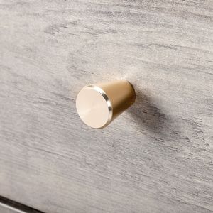 Comò Moderno Semplice a 6 Cassetti in Legno Massello Grigio con MDF, Quercia e Acciaio per Casa, Appartamento, Soggiorno, Seminterrato, Hotel - Product Image 6