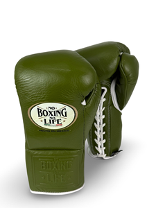 ถุงมือฝึกซ้อมหนังแท้ No Boxing No Life สำหรับซานด้า น้ำหนักเบา แบบเต็มนิ้ว สีน้ำเงิน แบบผูกเชือก ลายนูน สไตล์เม็กซิกัน สำหรับผู้ใหญ่ คุณภาพสูง - Product Image 2