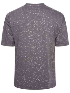 Trendy Sparkle Tee Soft Comfortable Streetwear Top for Casual Outfits Parties Events and Daily Fashion Mens Rhinestone <b>T</b> <b>Shirt</b> - Product Image 2