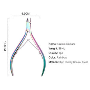 Professional Spring <b>Cuticle</b> Nipper Wide Jaw Portable Stainless Steel Nail <b>Cutter</b> for Thick Nails Toenails Competitive Price - Product Image 3