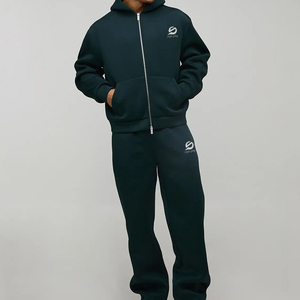 Vêtements d'hiver : Survêtements streetwear à capuche pour hommes, coupe oversize avec fermeture éclair – Prix de gros - Product Image 1