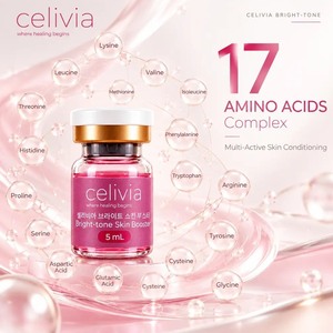 Suero SKIN BOOSTER CELIVIA BRIGHT TONE 5 mL, suero elixir juvenil para la pigmentación, gotas de suero para aclarar la piel, tratamiento iluminador, rejuvenecedor - Product Image 1