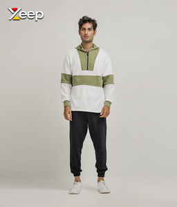 Sweat à capuche décontracté pour homme XEEP personnalisé avec imprimé frontal, coupe régulière, respirant, séchage rapide, avec poche, polyester/coton, idéal pour l'entraînement hivernal - Product Image 4