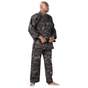 Kimono de BJJ Unisex con Camuflaje, Corte Regular, Poliéster/Algodón, Duradero, Ligero, Transpirable, de Secado Rápido, para Artes Marciales, Talla Adulto - Product Image 6