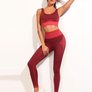 Women's leggings New Yoga Set Quick Dry Custom Made Hot Selling OEM <b>Top</b> Trending cheap Price Women Bra And Legging Set - Product Image 5