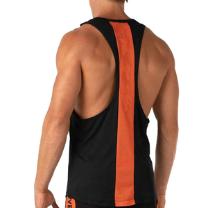 Camisetas de tirantes personalizadas para hombre, cuello redondo, holgadas, para yoga, ropa de gimnasio, MOQ bajo a bajo precio - Product Image 6