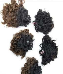 Extensions de cheveux humains naturels noirs bouclés crépus en vrac pour tressage - Product Image 4