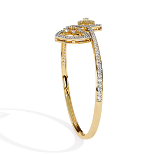 Bracelet en argent avec diamants taillés en cœur pour femme, style minimaliste, à porter au quotidien, couleur G, diamant Moissanite VVS1, bijoux - Product Image 2