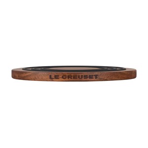 Wholesale Customizable Round Wooden Trivet 450Mm Non-Slip Modern Design - Product Image 3