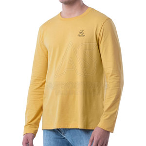 เสื้อยืดแขนยาวผ้าระบายอากาศ สัมผัสนุ่ม เบาสบาย เป็นมิตรกับสิ่งแวดล้อม ผ้าไม่ยับ แห้งเร็ว ผลิตจากผ้าฝ้าย/โพลีเอสเตอร์ เหมาะสำหรับใส่ทุกวัน - Product Image 2