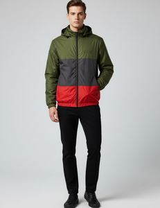 High Quality Ready Stock <b>Camouflage</b> 100% Nylon Memory Fabric for Windbreaker Jacket OEM Service Latest Design Front Logo - Product Image 1