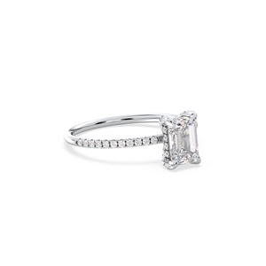 Bague de fiançailles REYES en argent sterling 925, couleur D, moissanite VVS, pour femme, scintillante, certifiée GRA, bijoux fins, best-seller - Product Image 3