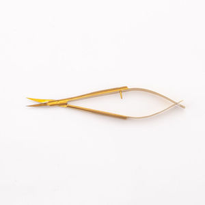 Ciseaux à ressort micro-courbés en acier inoxydable pour cils et sourcils - Product Image 4