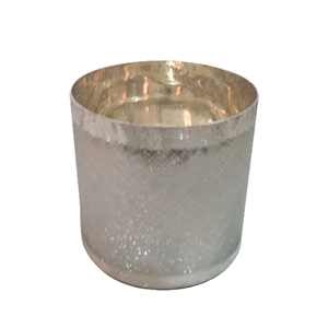 Vente en gros de porte-bougie en verre givré de 14 oz, logo personnalisable, métal de haute qualité, bois décoratif, pot à bougie avec couvercle pour les mariages - Product Image 3