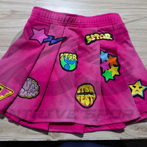 Fashion Vintage Pleated <b>Skirt</b> Women's Spring Autumn Summer New All-Match Slimming High-<b>Waist</b> Short Comfortable - Product Image 1