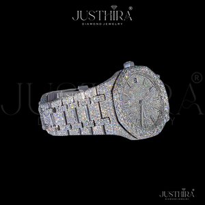 Reloj Mecánico de Acero Inoxidable para Hombre, con Diamantes de Imitación, Cristal VVS Moissanite, Resistente al Agua 3BAR, Superventas - Product Image 5