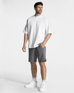 Shorts de sport pour hommes 100 % coton – Vêtements de sport respirants avec options de logo personnalisé – Vente en gros - Product Image 4