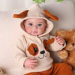 Poupée Reborn Artisanale Babeside <span class=keywords><strong>Jamie</strong></span>, 20 Pouces, Petit Bébé Garçon, Corps Souple en Vinyle - Product Image 3