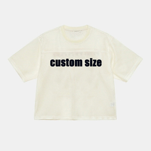Camiseta Deportiva Vintage Personalizada, Camiseta de Malla Oversize, Estilo Urbano, con Logotipo de Marca, Camiseta de Fútbol Unisex, Venta al Por Mayor OEM - Product Image 2
