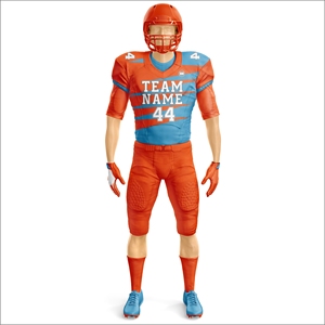 High Quality Custom Football Uniform Set Jersey <b>Pants</b> American Style Breathable Polyester <b>Mesh</b> Team Kit Sportswear Manufacturer - Product Image 2