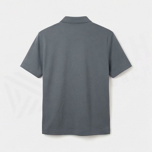 Polos de Hombre de Alta Calidad OEM, Transpirables, Ligeros, Ropa de Verano, Algodón, Tallas Grandes, Media Cremallera, Nuevo Estilo - Product Image 2