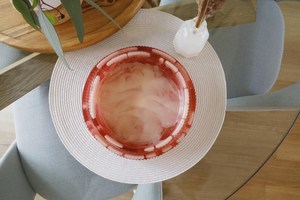Large Ribbed <b>Resin</b> Serving Bowl Sets - Decorative Display, <b>Epoxy</b> Handmade Bowl for Grazing <b>Tables</b> & Dinner Parties - Product Image 1