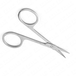 Ciseaux à cuticules argentés de qualité supérieure en acier inoxydable, outil de manucure professionnel à pointe fine pour salon, vente en gros - Product Image 4