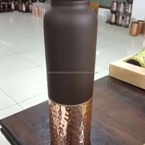 ขวดน้ำทองแดงบริสุทธิ์พร้อมถ้วยแก้วเป็นมิตรกับสิ่งแวดล้อมภาชนะสำหรับดื่มบนโต๊ะและห้องครัว - Product Image 1