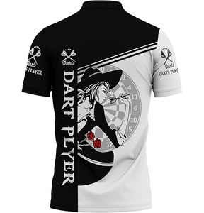 Camisetas de Dardos Personalizadas para Hombre 2025, Jersey de Dardos Tipo Polo Personalizado, Ropa Deportiva Sublimada, Camiseta de Entrenamiento, Camisetas de Dardos Tipo Polo - Product Image 4