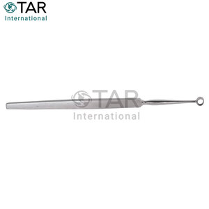 Cureta Dérmica Fox de Punta Redonda de 1 mm, de Acero Inoxidable, para Dermatología Quirúrgica, Podología, Raspador de Lesiones Cutáneas, Biopsia, Eliminación de Verrugas, Curetaje - Product Image 2