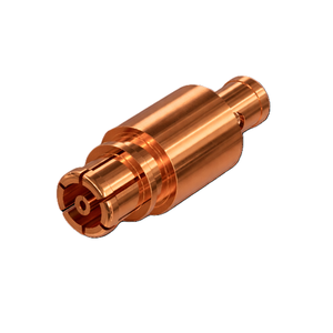 ขั้วต่อโคแอกเชียล RF ทองแดงคุณภาพสูงสำหรับการส่งสัญญาณ ขั้วต่อ RF ทองแดงที่ผลิตด้วยเครื่อง CNC ขั้วต่อ RF ทองแดงที่มีความแม่นยำสูง - Product Image 1