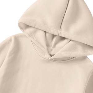 Half Zip Men Hoodie Anorak Style Active Sweatshirt Collar Detail Performance Athletic Pullover Plain Dyed Anti-Pilling Outerwear - Product Image 2