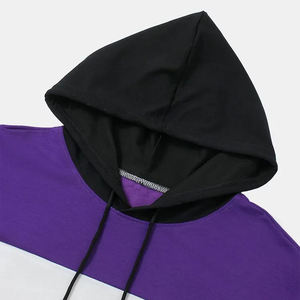 Sudadera con capucha de algodón grueso de felpa cepillada, corte regular, con bolsillo canguro, personalizable, lisa, para invierno, estilo urbano - Product Image 5