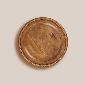 Minimalist Design Wood Charger Plate Dish Wedding <b>Dinner</b> <b>Table</b> Traditional Design Wood Charger Plates - Product Image 2