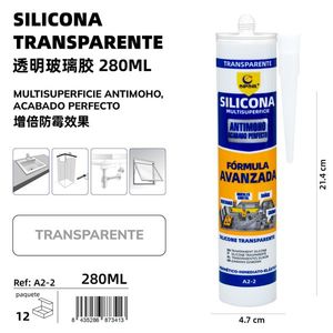 Produit d'étanchéité en silicone transparent pour travaux d'imperméabilisation - Product Image 1